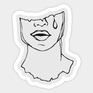 Bust Lineart Sticker